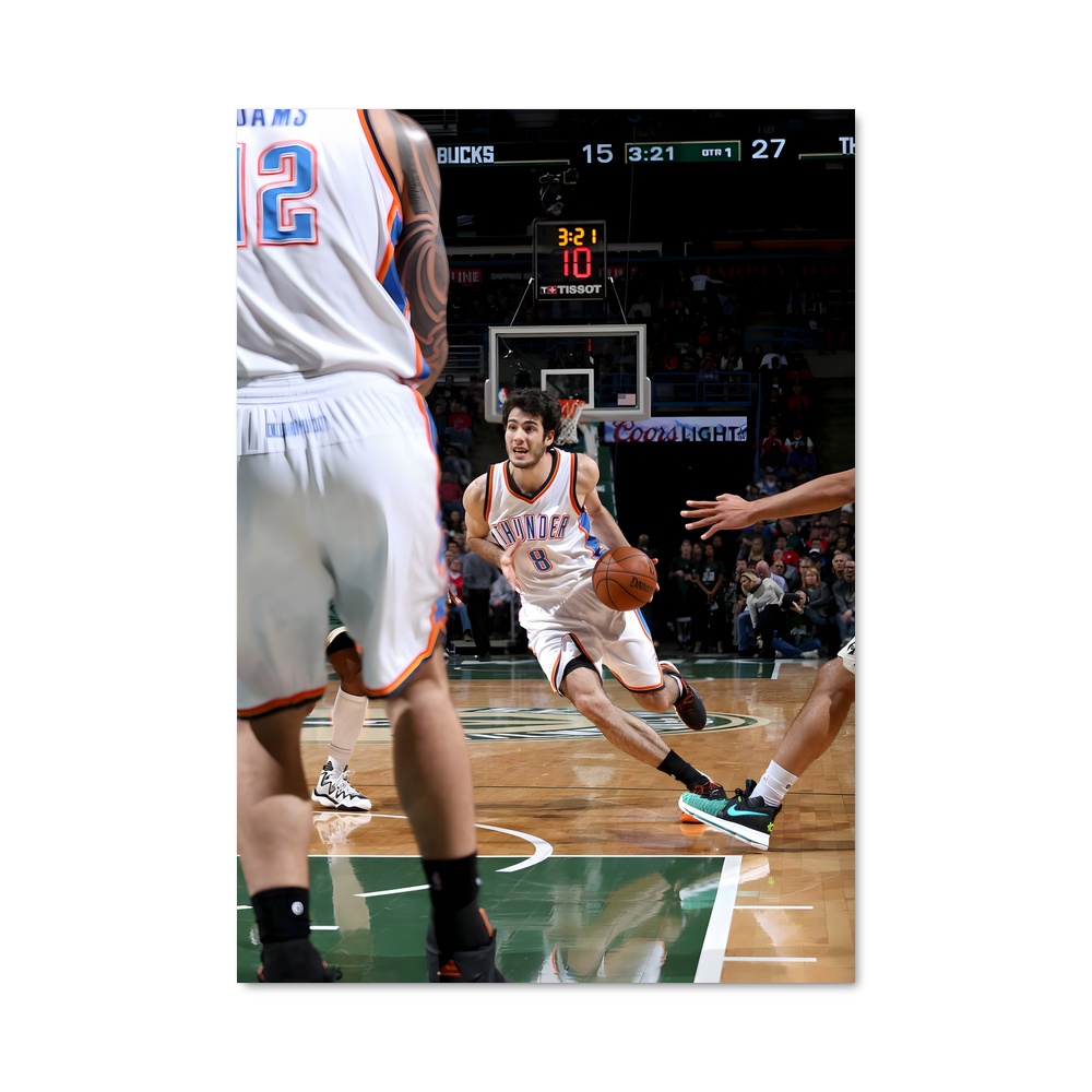 Poster Dribble Énergique – affiche Basketball